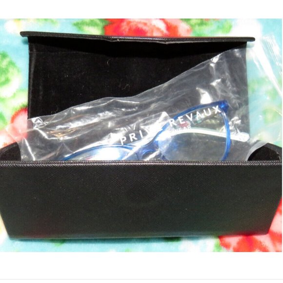 Prive Revaux Easy Breezy Blue Striped Blue Light Readers Strength 0.00, Case - Picture 6 of 10